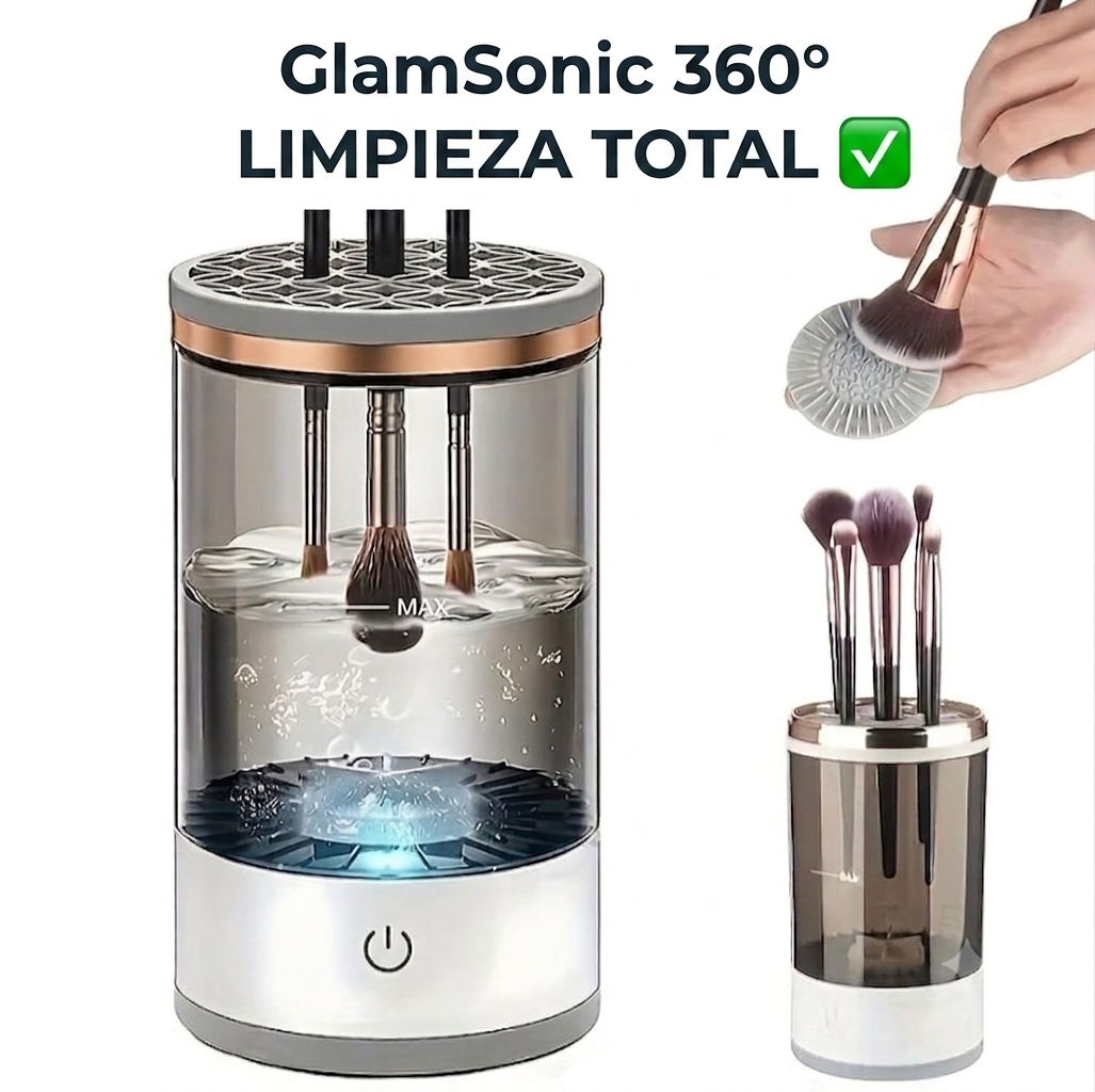 glamSonic 360° limpiador eléctrico